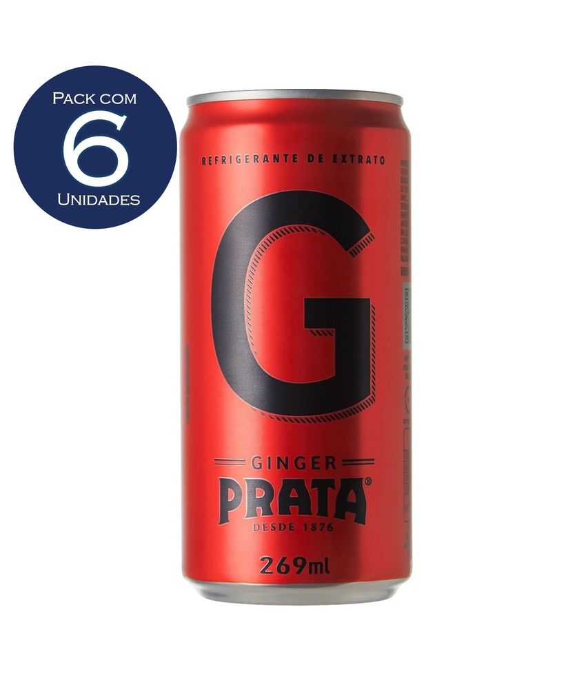 GINGER PRATA LATA 269mL